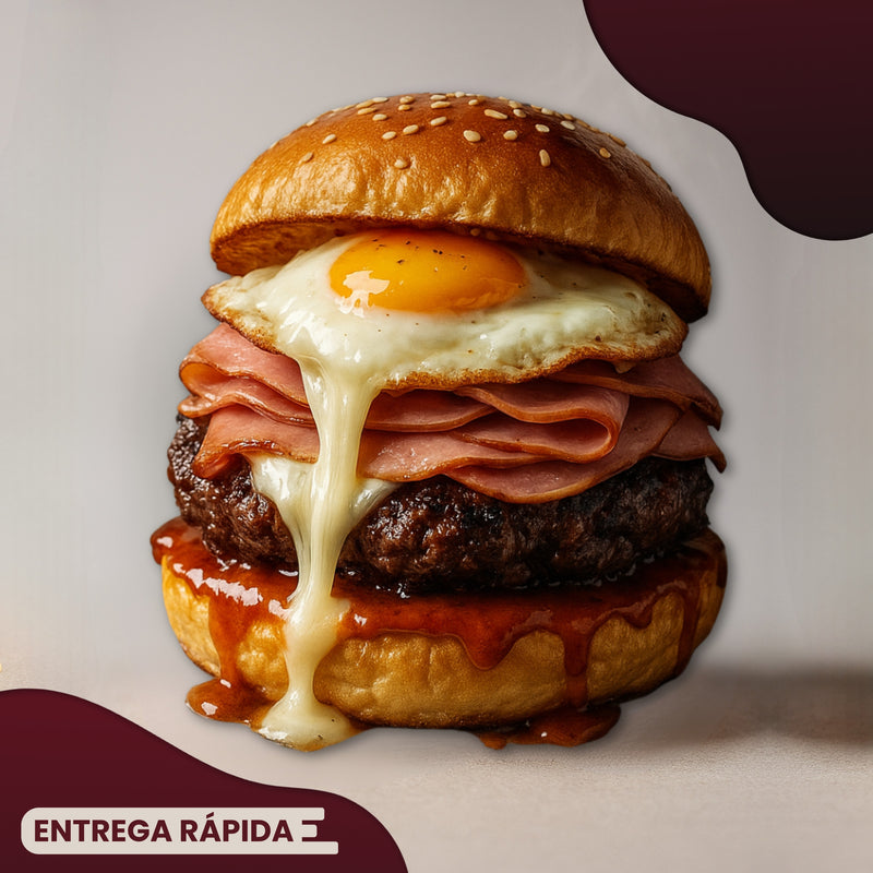 Misto Americano 🍔 |Bife, presunto, mussarela e ovo|
