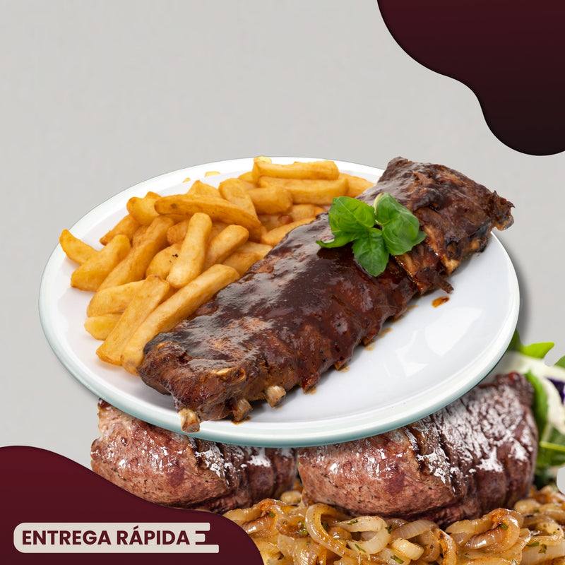Fritas 🍟 com Carne Bovina 😋