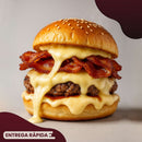 Smash queijo duplo
🍔
|Pão, maionese especial,bacon, mussarela,catupiry|